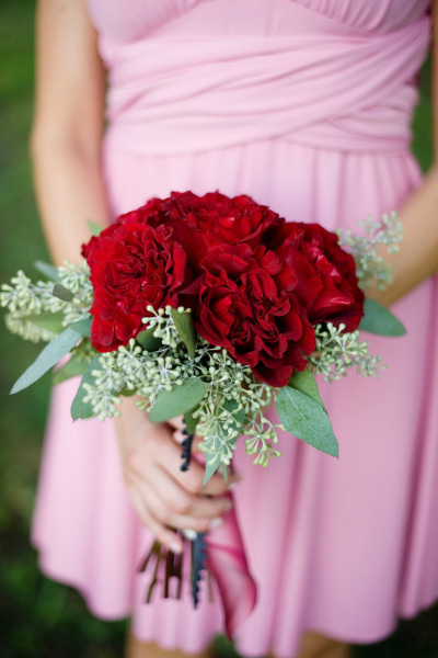 Букет подружки невесты из роз